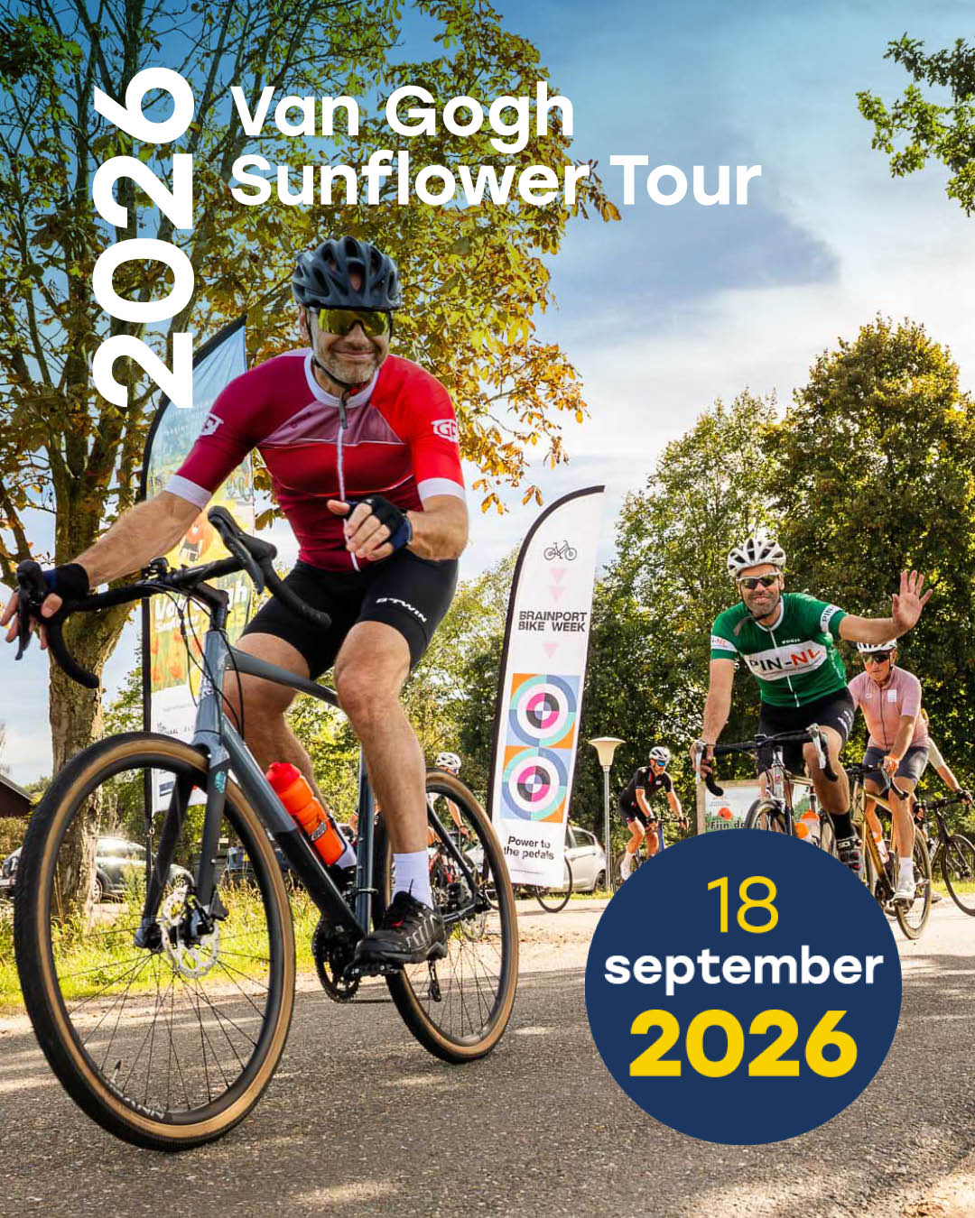 sportieve fietsers